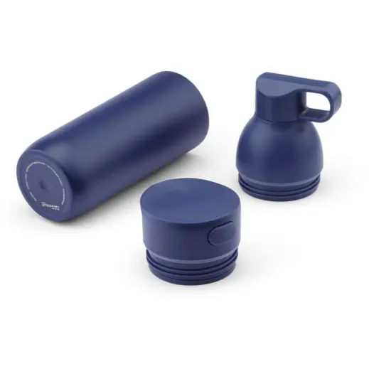 Ruvo Change Zero 2-in-1 Modular Hydration Gift Set Navy Pieces